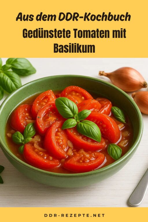Gedünstete Tomaten mit Basilikum