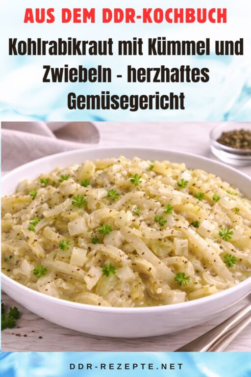 Kohlrabikraut mit Kümmel und Zwiebeln – herzhaftes Gemüsegericht