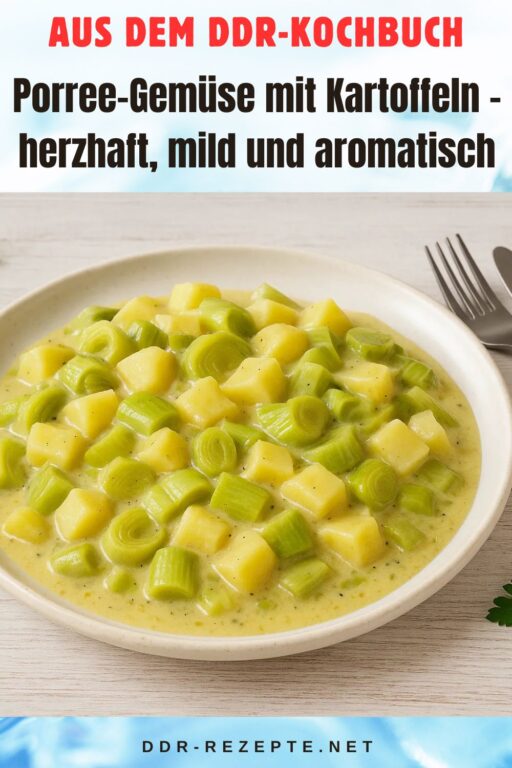 Porree-Gemüse mit Kartoffeln – herzhaft, mild und aromatisch