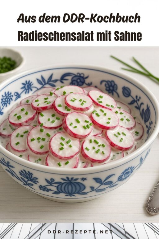Radieschensalat mit Sahne