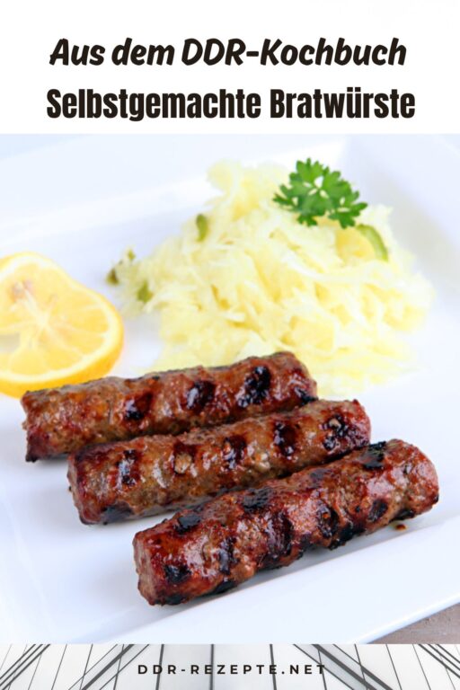 Selbstgemachte Bratwürste