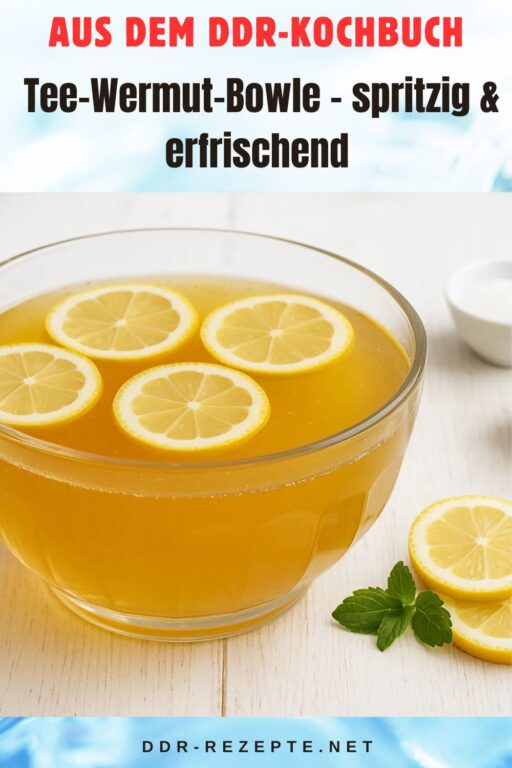 Tee-Wermut-Bowle – spritzig & erfrischend