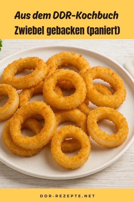 Zwiebel gebacken (paniert)