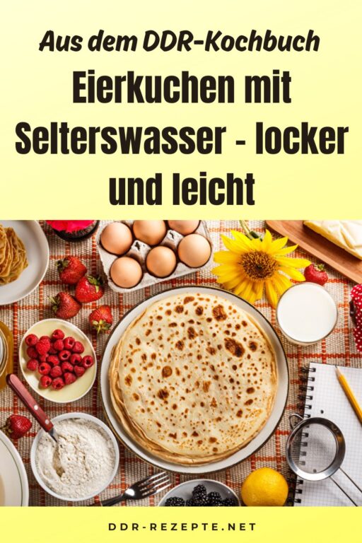 Eierkuchen mit Selterswasser – locker und leicht