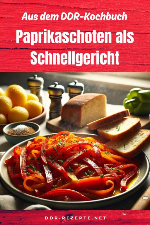 Paprikaschoten als Schnellgericht