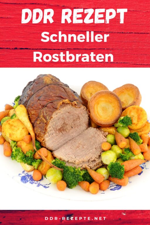 Schneller Rostbraten (englisches Roastbeef)