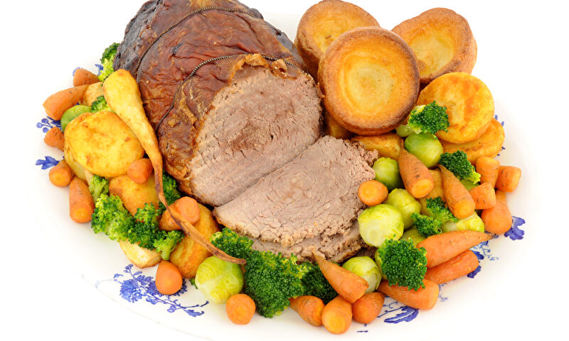 Schneller Rostbraten (englisches Roastbeef)