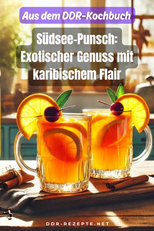 Südsee-Punsch: Exotischer Genuss mit karibischem Flair