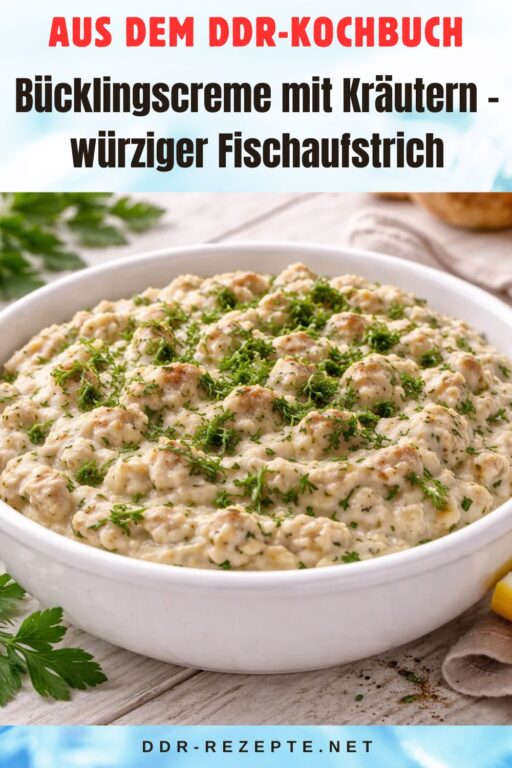 Bücklingscreme mit Kräutern – würziger Fischaufstrich