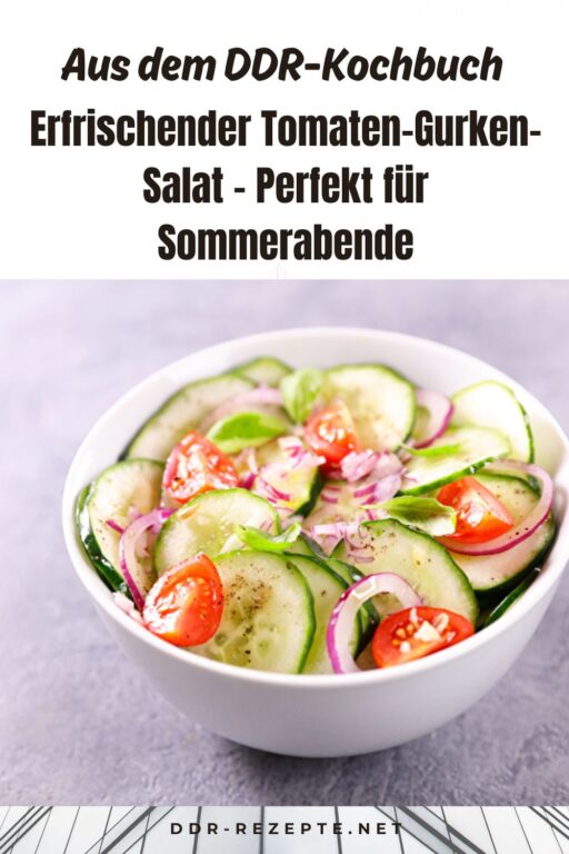 Erfrischender Tomaten-Gurken-Salat – Perfekt für Sommerabende