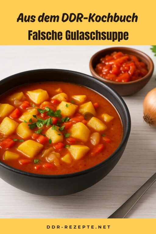 Falsche Gulaschsuppe