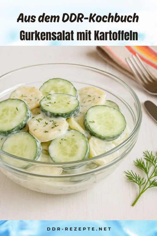 Gurkensalat mit Kartoffeln
