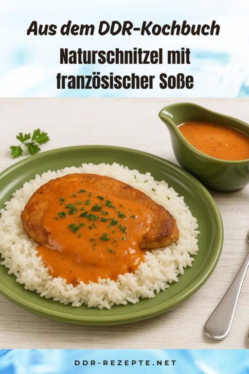 Naturschnitzel mit französischer Soße