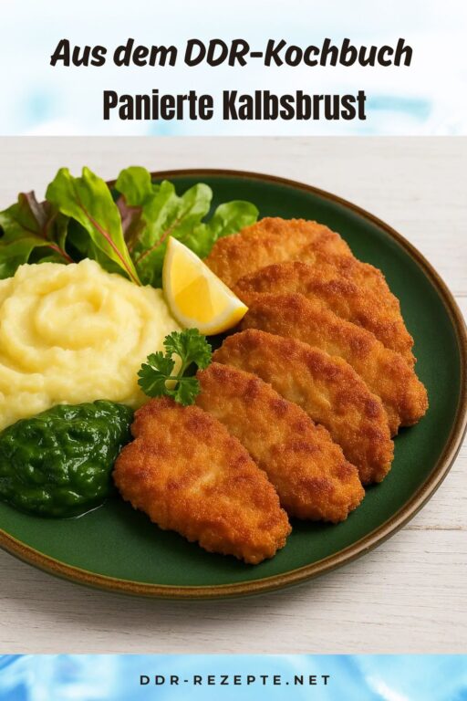 Panierte Kalbsbrust