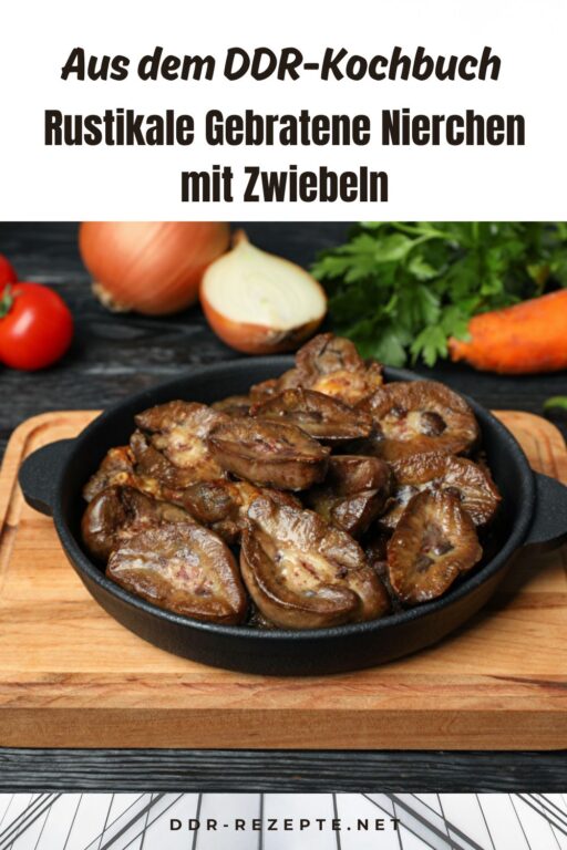 Rustikale Gebratene Nierchen mit Zwiebeln
