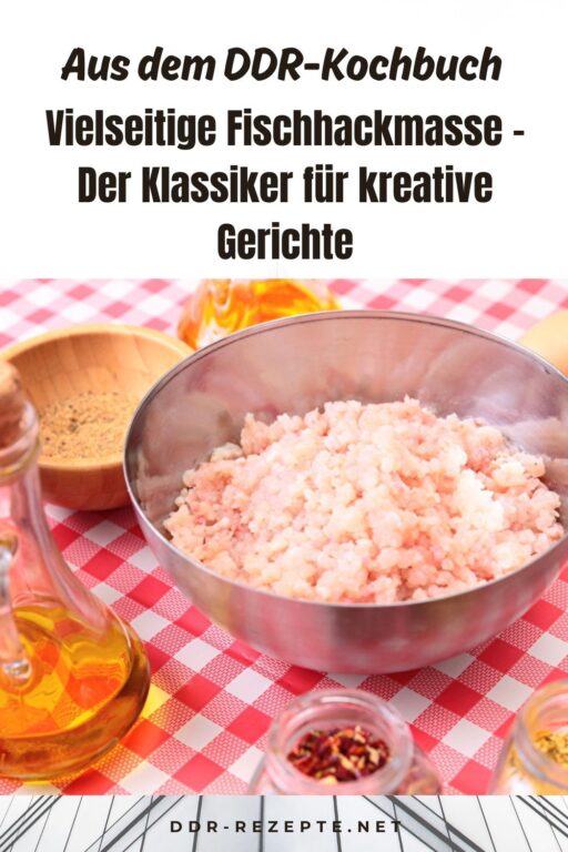 Vielseitige Fischhackmasse – Der Klassiker für kreative Gerichte