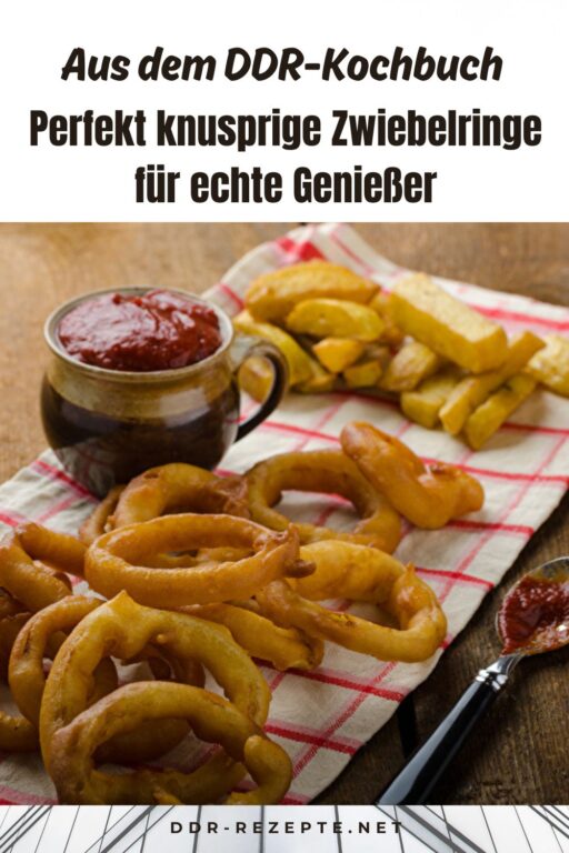 Perfekt knusprige Zwiebelringe für echte Genießer