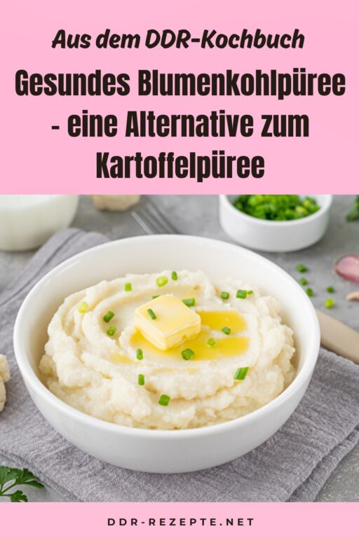 Gesundes Blumenkohlpüree – eine Alternative zum Kartoffelpüree