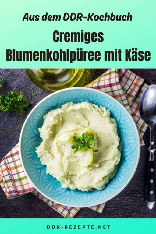 Cremiges Blumenkohlpüree mit Käse