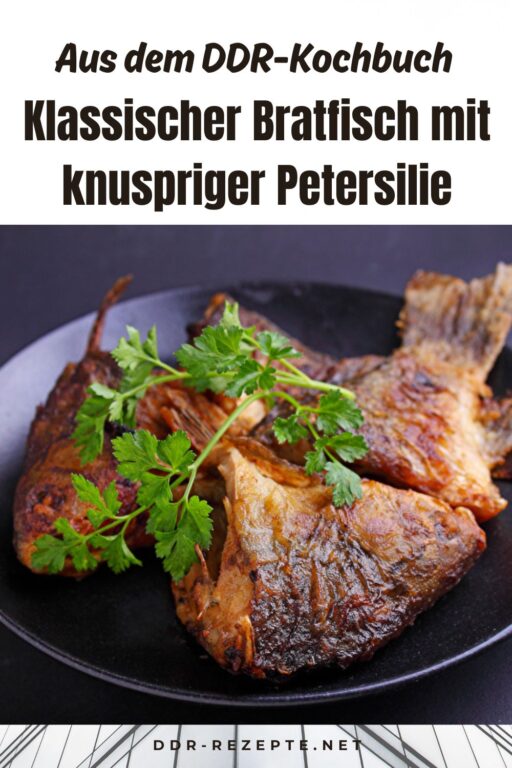 Klassischer Bratfisch mit knuspriger Petersilie