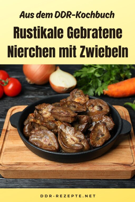 Rustikale Gebratene Nierchen mit Zwiebeln