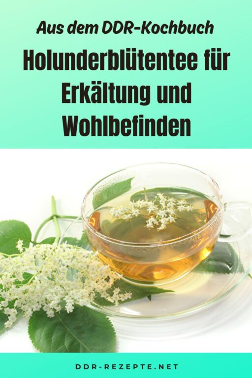 Holunderblütentee für Erkältung und Wohlbefinden