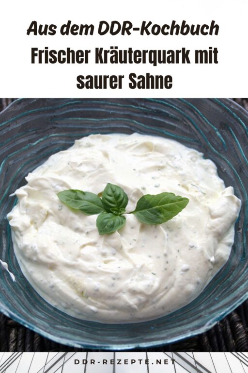 Frischer Kräuterquark mit saurer Sahne