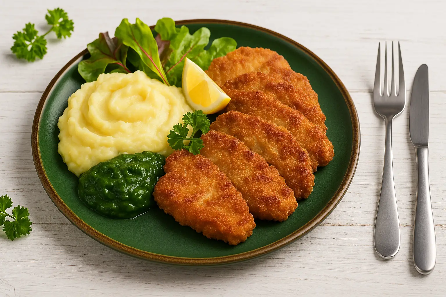 Panierte Kalbsbrust – DDR-Rezept goldbraun &amp; knusprig