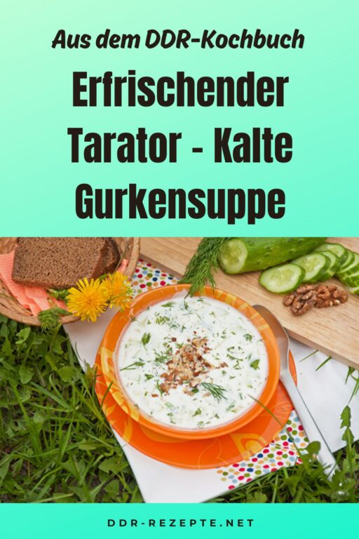 Erfrischender Tarator – Kalte Gurkensuppe