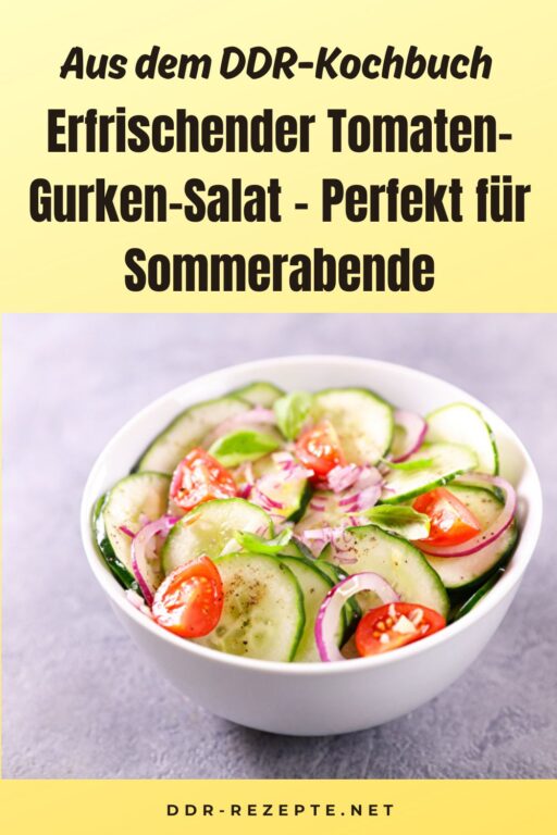 Erfrischender Tomaten-Gurken-Salat – Perfekt für Sommerabende