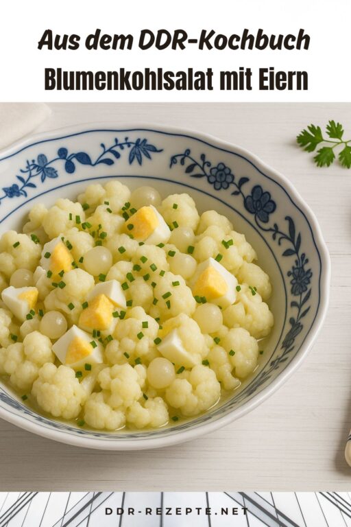 Blumenkohlsalat mit Eiern