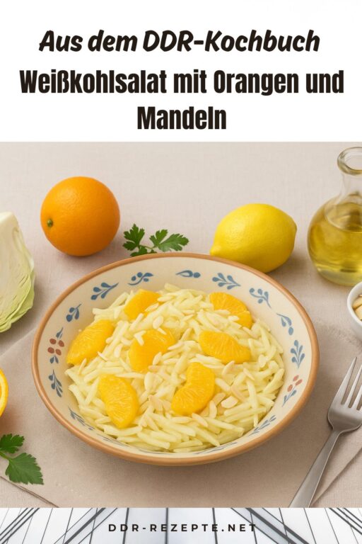 Weißkohlsalat mit Orangen und Mandeln