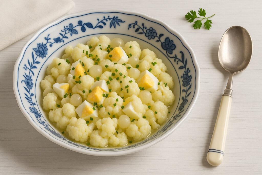 Blumenkohlsalat mit Eiern