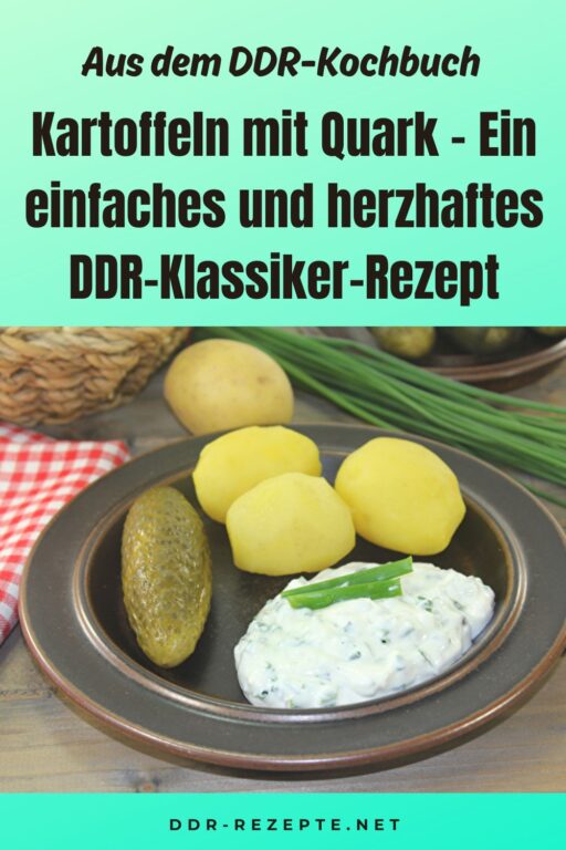 Kartoffeln mit Quark – Ein einfaches und herzhaftes DDR-Klassiker-Rezept