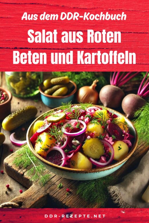 Salat aus Roten Beten und Kartoffeln