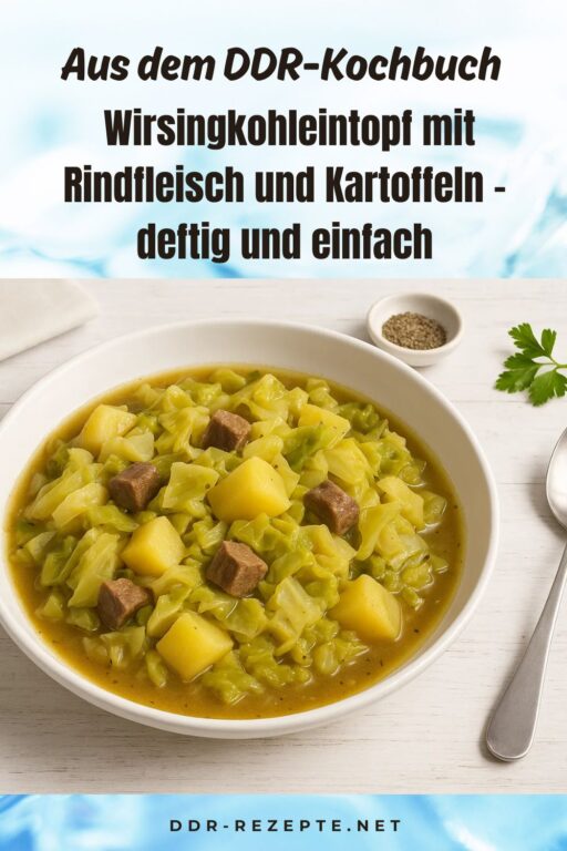Wirsingkohleintopf mit Rindfleisch und Kartoffeln – deftig und einfach