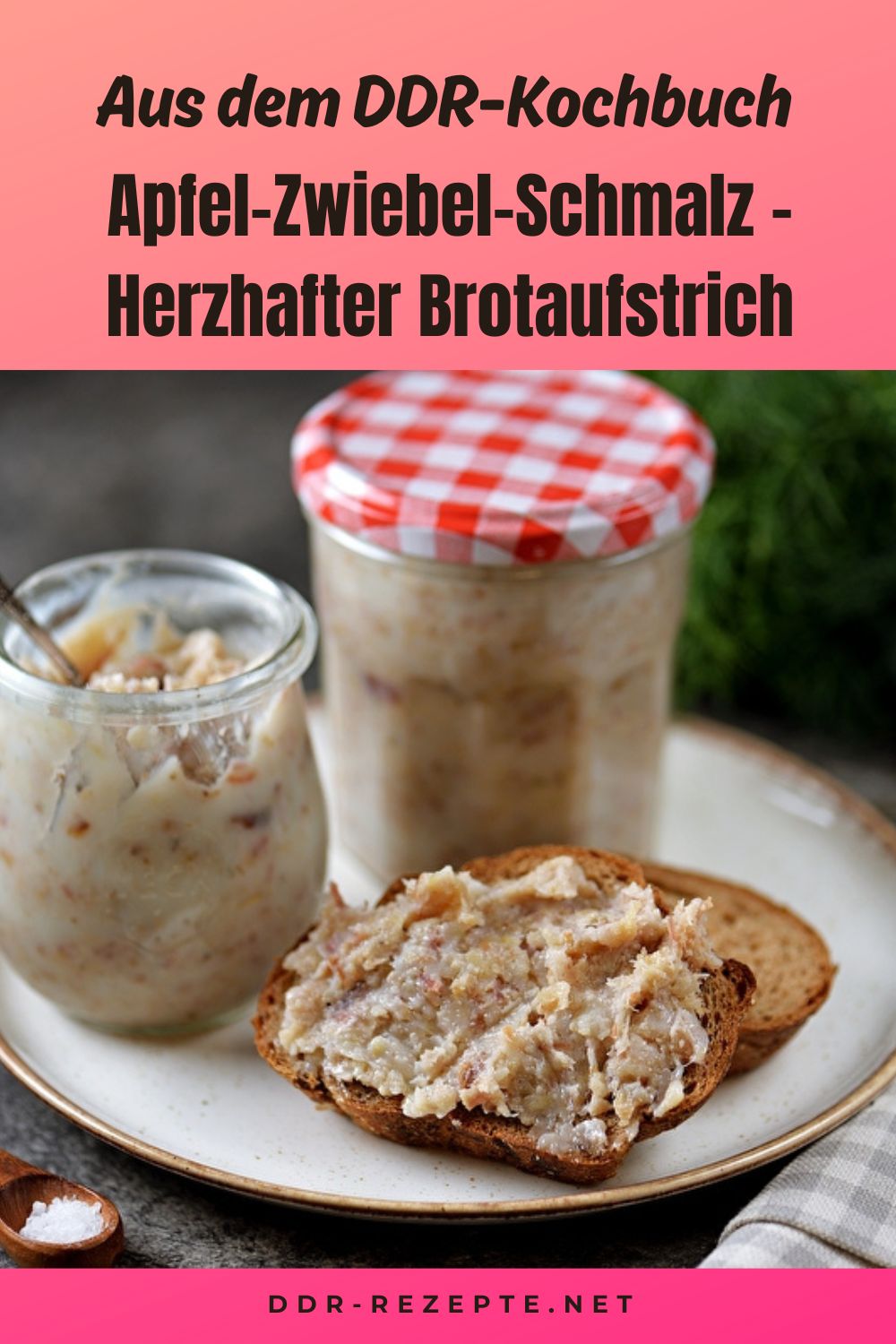 Apfel-Zwiebel-Schmalz – Herzhafter Brotaufstrich nach DDR-Tradition
