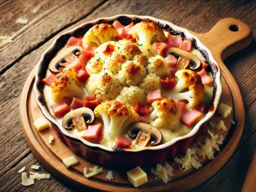 Blumenkohl überbacken mit Tomatenmark