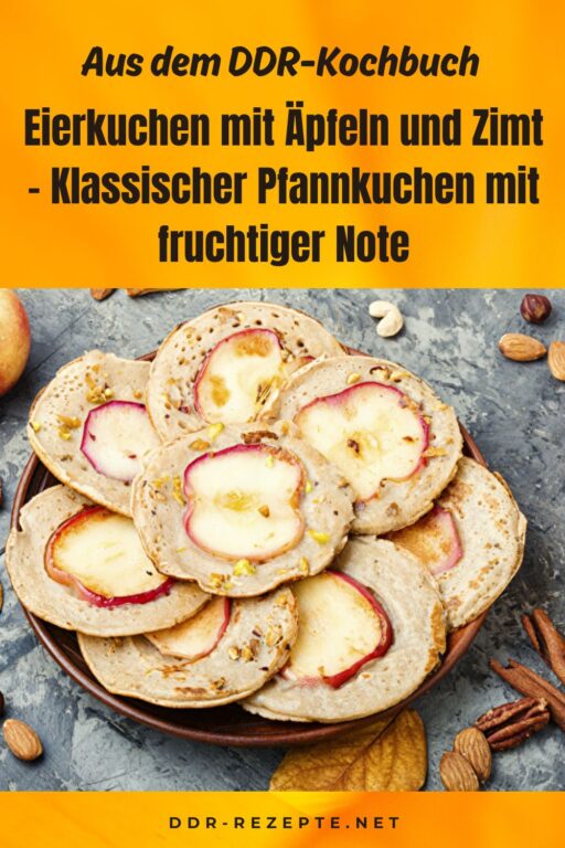 Eierkuchen mit Äpfeln und Zimt – Klassischer Pfannkuchen mit fruchtiger Note