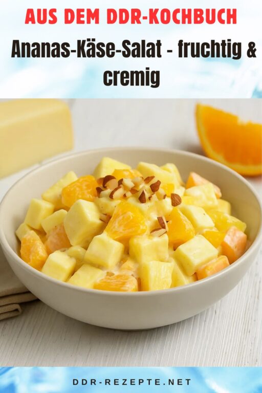 Ananas-Käse-Salat – fruchtig & cremig