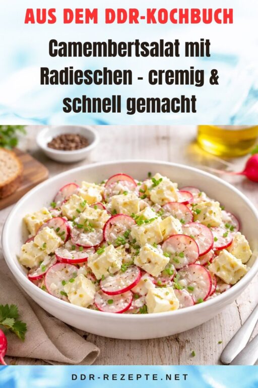 Camembertsalat mit Radieschen – cremig & schnell gemacht