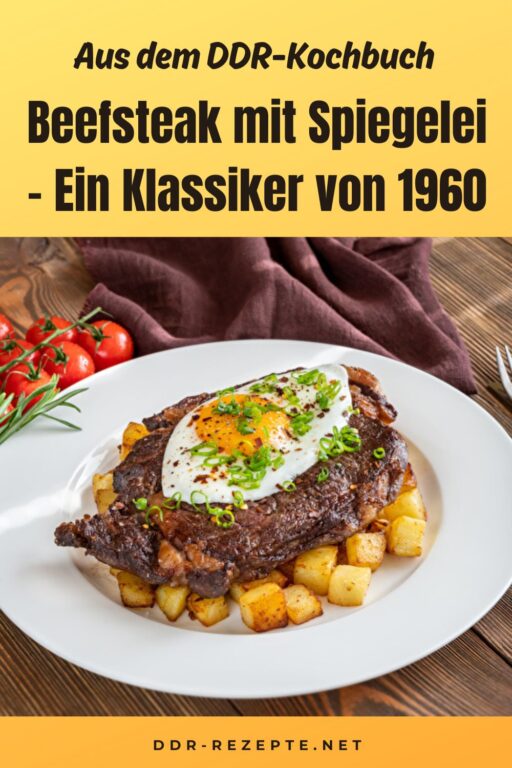 Beefsteak mit Spiegelei – Ein Klassiker von 1960