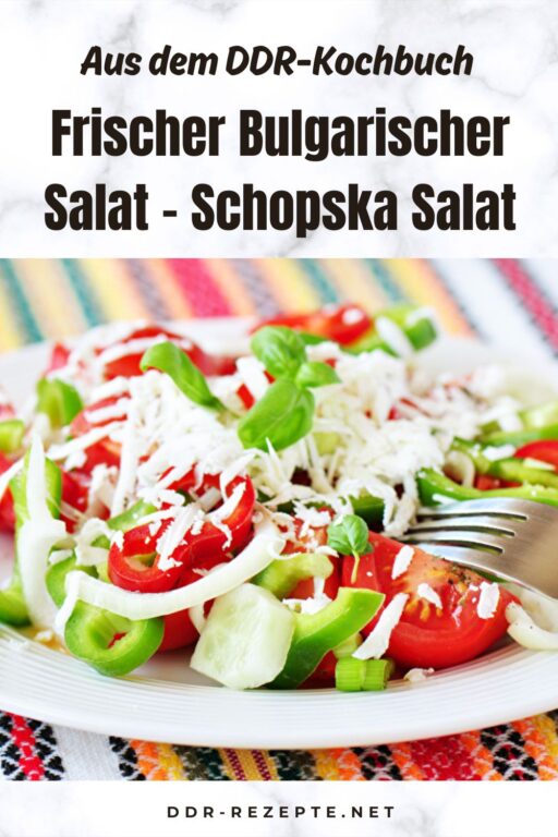 Frischer Bulgarischer Salat – Schopska Salat