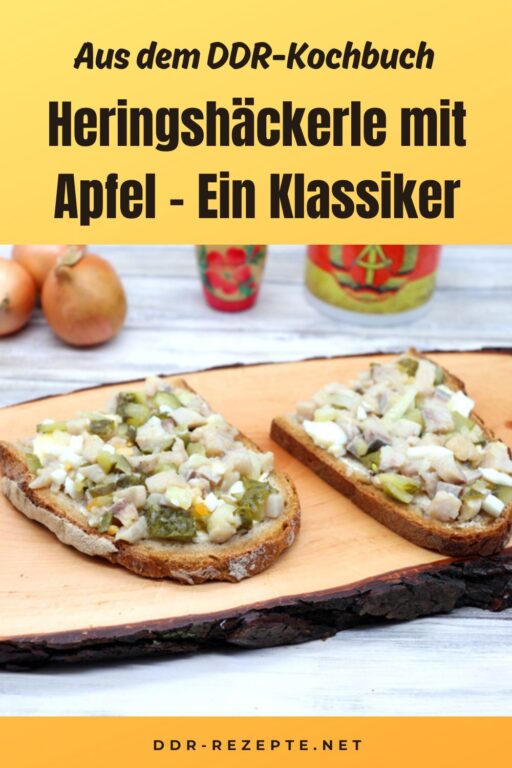 Heringshäckerle mit Apfel – Ein Klassiker