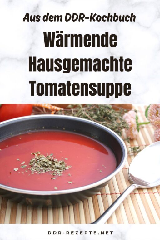 Wärmende Hausgemachte Tomatensuppe