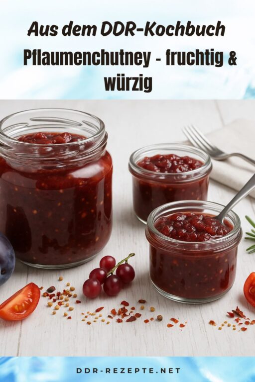 Pflaumenchutney – fruchtig & würzig
