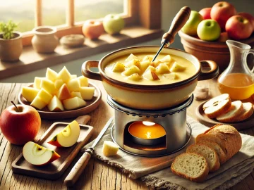 Leckeres Apfelfondue – Ein rustikales DDR-Rezept für gemütliche Stunden