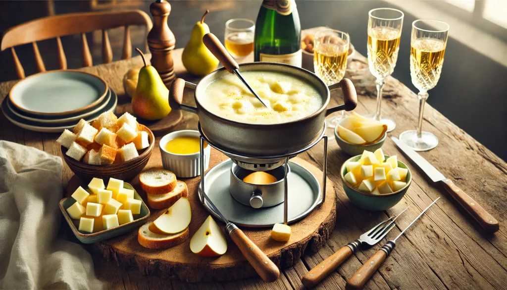 Champagnerfondue – Ein edles Käsefondue mit spritziger Note