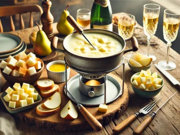 Champagnerfondue – Ein edles Käsefondue mit spritziger Note