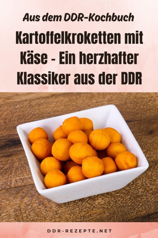 Kartoffelkroketten mit Käse – Ein herzhafter Klassiker aus der DDR